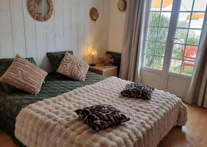 Apartmán Le Bananier, Quartier La Chaume Avec Jardin, A 1km, 4 A 5 Pers Les Sables-dʼOlonne